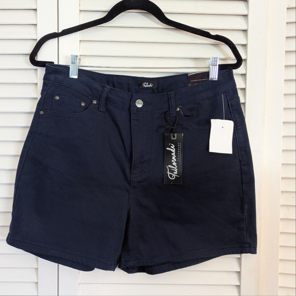 NWT Tailormade Navy Shorts
